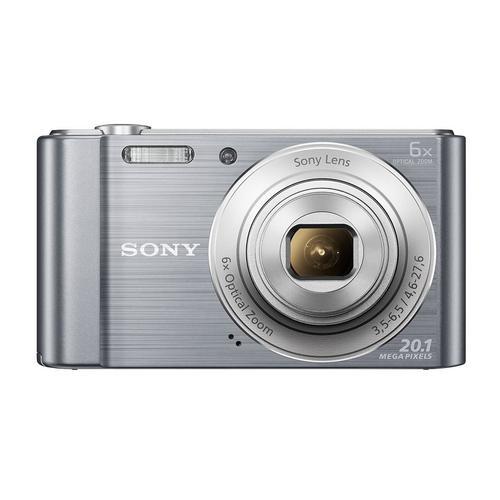 Compact Cyber-shot DSC-W810 - Argent + Sony Sony Lens 6x Optical Zoom 26-156 mm f/3.5-6.5 f/3.5-6.5 Reconditionné Sony reconditionné disponible sur Backmarket