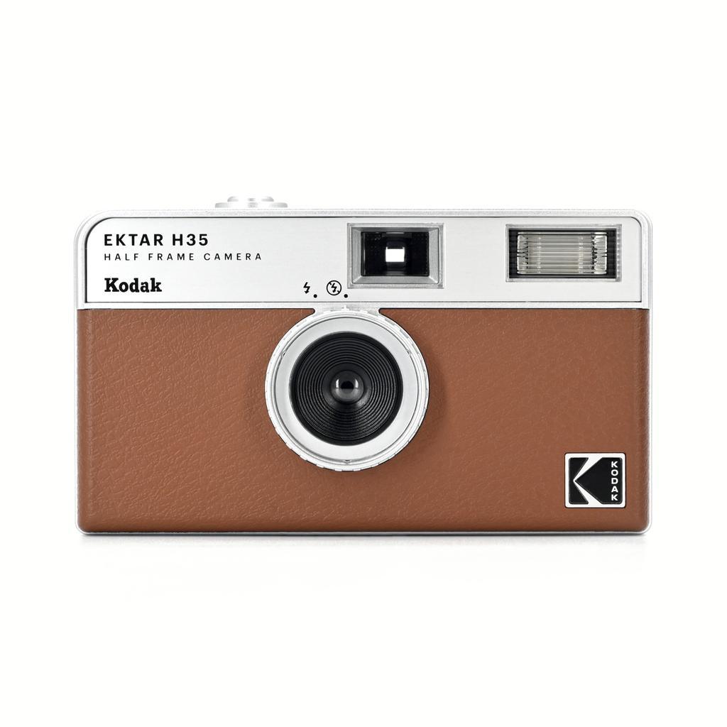 Compact - Kodak Ektar H35 - Marron + objectif Kodak 22mm f/8 Reconditionné Kodak reconditionné disponible sur Backmarket