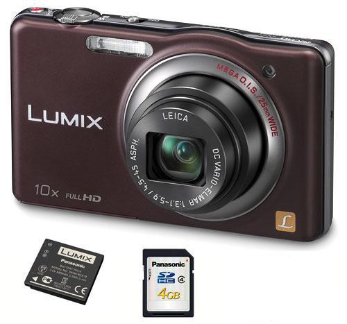 Compact Panasonic Lumix DMC-SZ7 Chocolat + Carte 4 Go + 2ème Batterie État correct reconditionné disponible sur Fnac