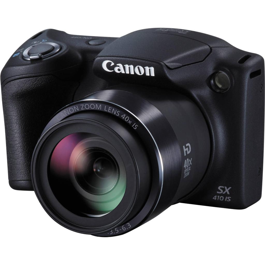 Voir photo 1 de Compact PowerShot SX410 IS - Noir + Canon Zoom Lens 40X IS 24–960mm f/3.5–5.6 f/3.5–5.6 | Dero Compact PowerShot SX410 IS - Noir + Canon Zoom Lens 40X IS 24–960mm f/3.5–5.6 f/3.5–5.6 Reconditionné Canon reconditionné | Dero