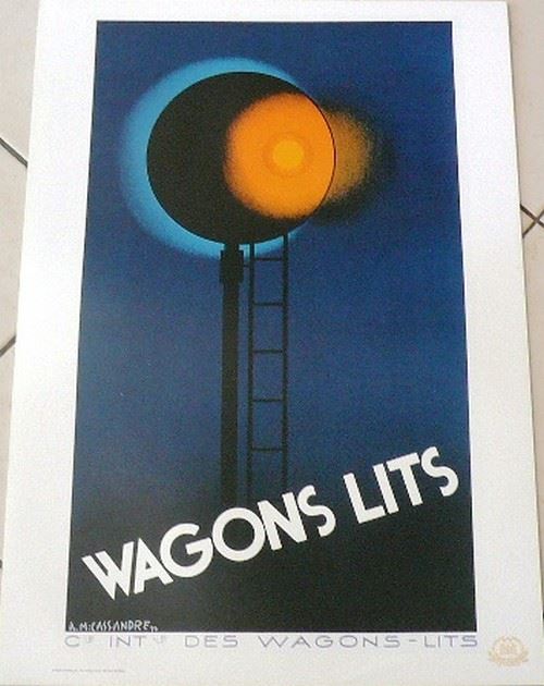 Compagnie Wagons Lits - 50x70 cm - AFFICHE / POSTER État correct N/A reconditionné disponible sur Fnac