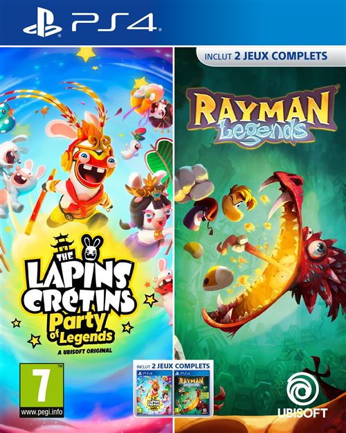 Compilation Lapins Crétins: Party of Legends + Rayman Legends PS4 État correct reconditionné disponible sur Fnac