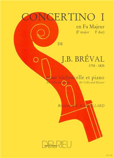 CONCERTINO N°1 EN FA MAJ. État correct reconditionné disponible sur Fnac
