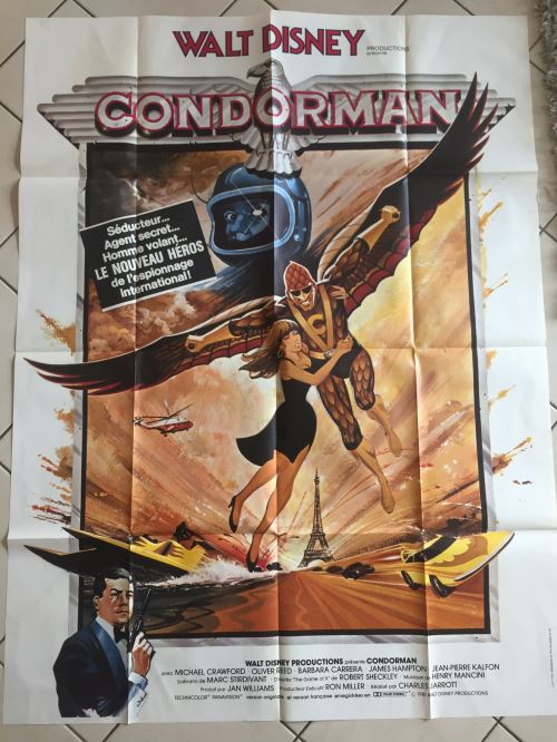 Condorman AFFICHE CINEMA ORIGINALE État correct N/A reconditionné disponible sur Fnac | Dero