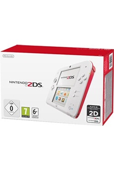 Console 2DS Blanc + rouge Bon état Nintendo reconditionné disponible sur Darty | Dero