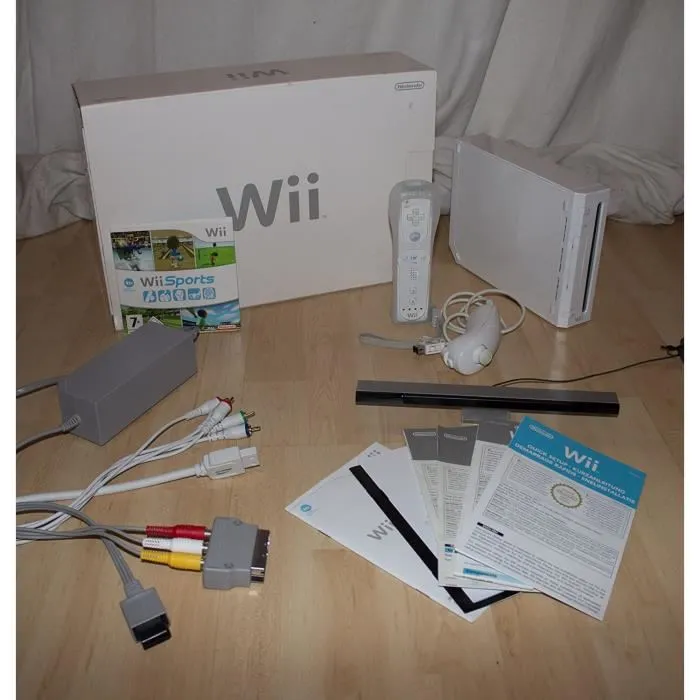 Console de jeu - Nintendo - Wii - Blanche - Avec Wii Sports - 1 manette officielle refurbished - 129,90 € Console de jeu - Nintendo - Wii - Blanche - Avec Wii Sports - 1 manette officielle refurbished reconditionné disponible sur Cdiscount Seconde Vie