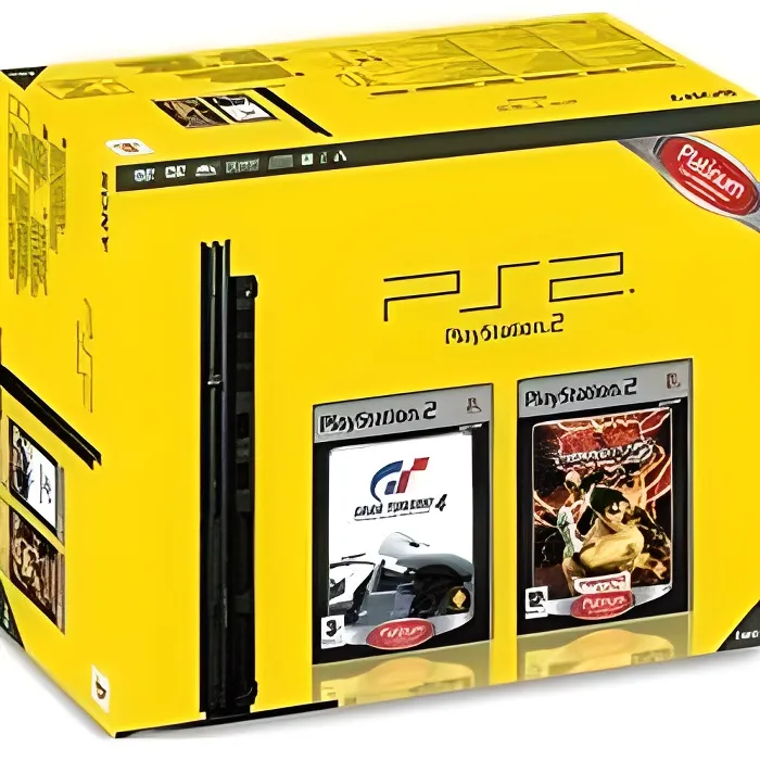Console de jeu PS2 Sony - Nouveau design - Gran Turismo 4 - Tekken 5 - Noir refurbished reconditionné disponible sur Cdiscount Seconde Vie