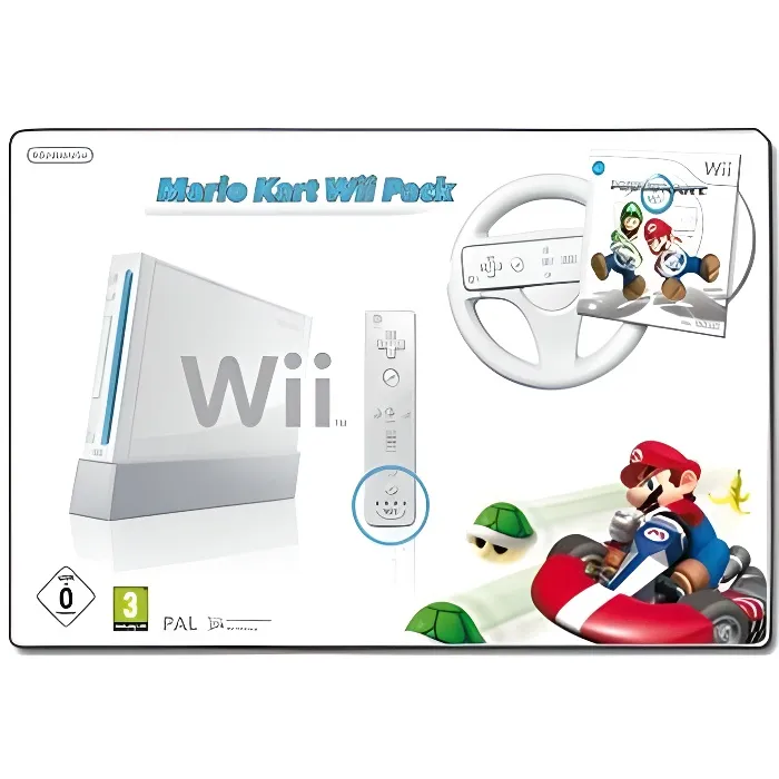 Console de jeux - Nintendo - Wii - Pack Mario Kart - Blanc - Sans fil - Bundle refurbished - 109,99 € Console de jeux - Nintendo - Wii - Pack Mario Kart - Blanc - Sans fil - Bundle refurbished reconditionné disponible sur Cdiscount Seconde Vie
