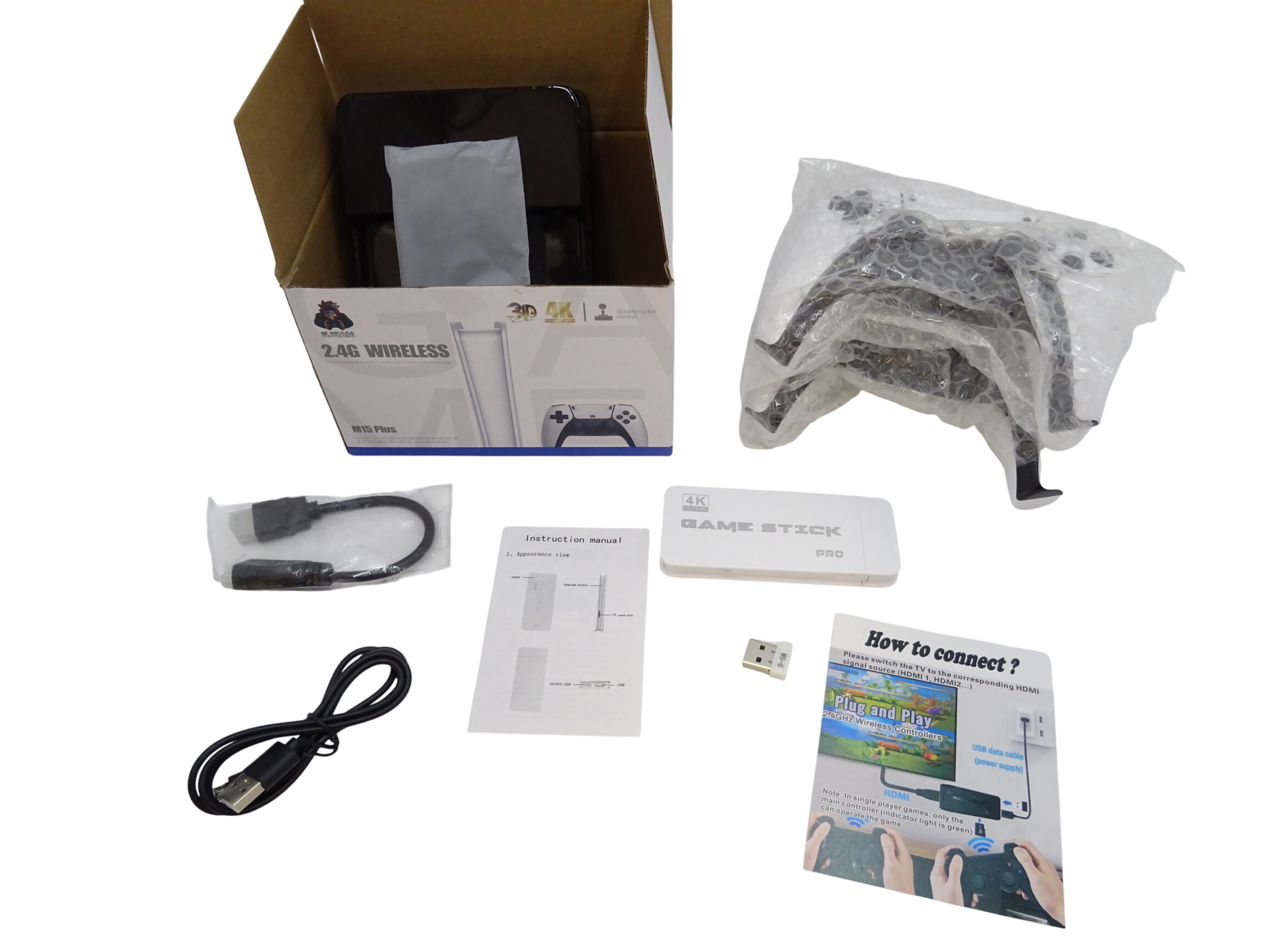 Acheter Console de jeux vidéo retro game stick avec 2 manettes Parfait état - 20,00 € Console de jeux vidéo retro game stick avec 2 manettes Parfait état reconditionné disponible sur Label Emmaüs