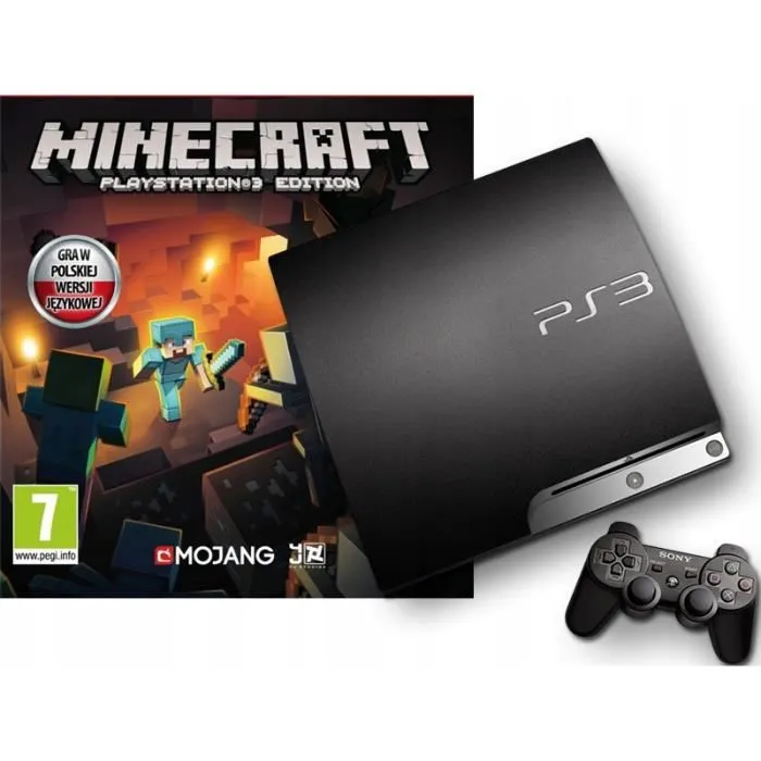Acheter Console de jeux vidéo - Sony - PS3 Slim - Noir - Manette incluse - Jeu Minecraft inclus refurbished - 139,99 € Console de jeux vidéo - Sony - PS3 Slim - Noir - Manette incluse - Jeu Minecraft inclus refurbished reconditionné disponible sur Cdiscount Seconde Vie