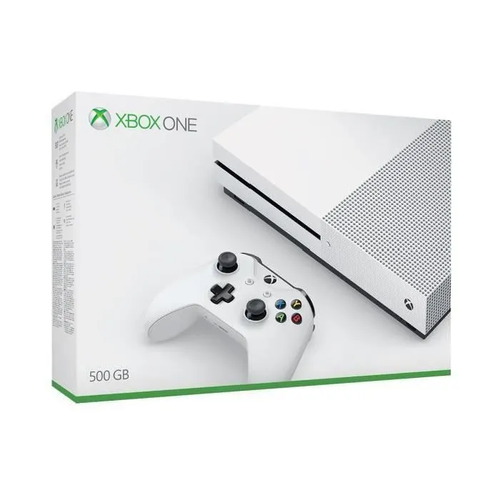 Console de salon - Microsoft - Xbox One S - 500 Go - Manette sans fil - Far Cry Primal inclus Reconditionné - 200,00 € Console de salon - Microsoft - Xbox One S - 500 Go - Manette sans fil - Far Cry Primal inclus Reconditionné Microsoft reconditionné disponible sur Cdiscount Seconde Vie