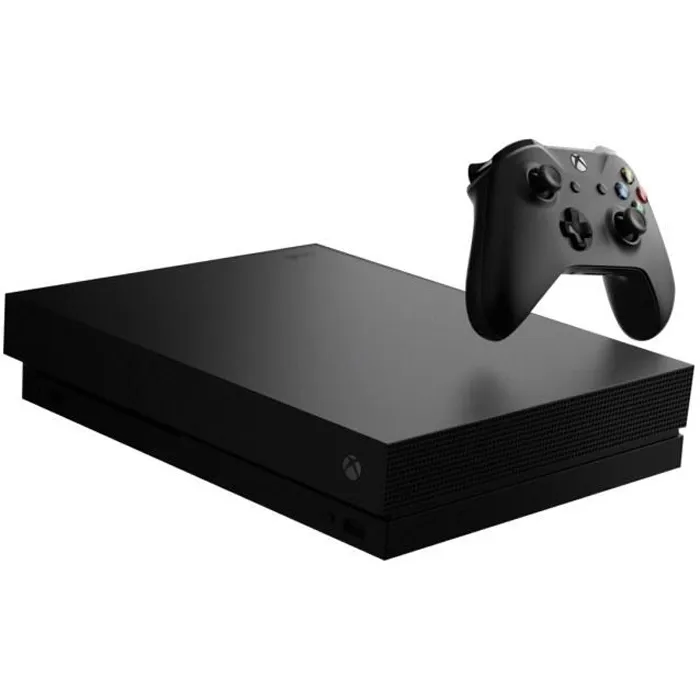 Console de salon - Microsoft - Xbox One X - 1 To HDD - 4K HDR - Noir Reconditionné - 259,99 € Console de salon - Microsoft - Xbox One X - 1 To HDD - 4K HDR - Noir Reconditionné Microsoft reconditionné disponible sur Cdiscount Seconde Vie