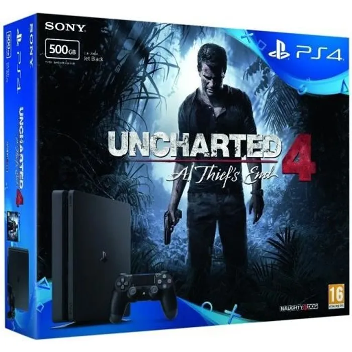 Console de salon - Playstation - PS4 - 500 Go - Edition Slim - Uncharted 4 inclus Reconditionné - 194,99 € Console de salon - Playstation - PS4 - 500 Go - Edition Slim - Uncharted 4 inclus Reconditionné Sony reconditionné disponible sur Cdiscount Seconde Vie
