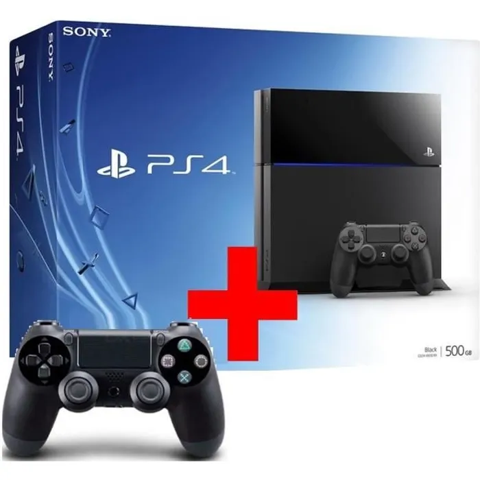 Console de salon - PS4 - 500 Go - Noir - 2 Manettes - Edition Standard Reconditionné - 192,90 € Console de salon - PS4 - 500 Go - Noir - 2 Manettes - Edition Standard Reconditionné Sony reconditionné disponible sur Cdiscount Seconde Vie