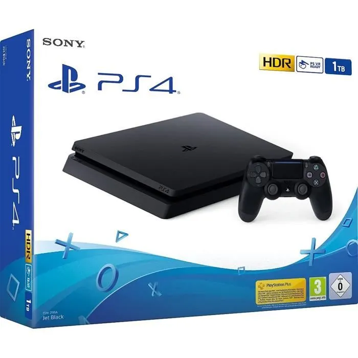 Console de salon - Sony - PlayStation 4 Slim - 500 Go - Couleur Noir - 1 manette max Reconditionné - 161,90 € Console de salon - Sony - PlayStation 4 Slim - 500 Go - Couleur Noir - 1 manette max Reconditionné reconditionné disponible sur Cdiscount Seconde Vie