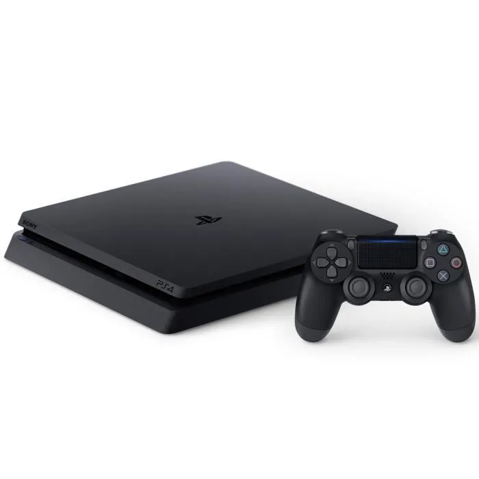 Console de salon - Sony - PlayStation 4 Slim - Noir - 500 Go - Reconditionné Reconditionné - 156,88 € Console de salon - Sony - PlayStation 4 Slim - Noir - 500 Go - Reconditionné Reconditionné PlayStation reconditionné disponible sur Cdiscount Seconde Vie
