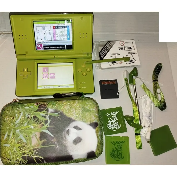 Console Ds lite Vert foncé coque neuve + housse accesoires et un jeux Reconditionné - 104,90 € Console Ds lite Vert foncé coque neuve + housse accesoires et un jeux Reconditionné Nintendo reconditionné disponible sur Cdiscount Seconde Vie