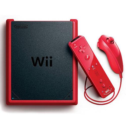 Console Mini Wii, Noir / Rouge - Excellent état Parfait état Nintendo reconditionné disponible sur Pixmania