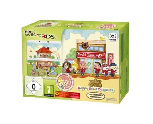 Console New Nintendo 3DS + Animal Crossing Happy Home Designer Péinstallé + 1 Carte amiibo Animal Crossing HHD État correct reconditionné disponible sur Fnac