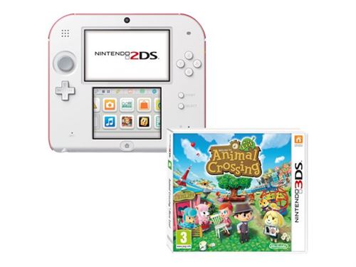 Console Nintendo 2DS Blanc + rouge + Animal Crossing État correct N/A reconditionné disponible sur Fnac