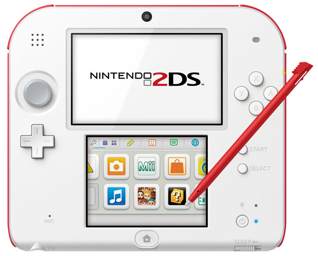 Console NINTENDO 2DS Blanc Rouge Bon état reconditionné (offre indisponible)