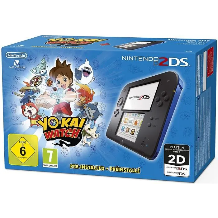 Console Nintendo 2DS - noir/bleu + Yo-Kai Watch Préinstallé Reconditionné - 150,00 € Console Nintendo 2DS - noir/bleu + Yo-Kai Watch Préinstallé Reconditionné Nintendo reconditionné disponible sur Cdiscount Seconde Vie | Dero