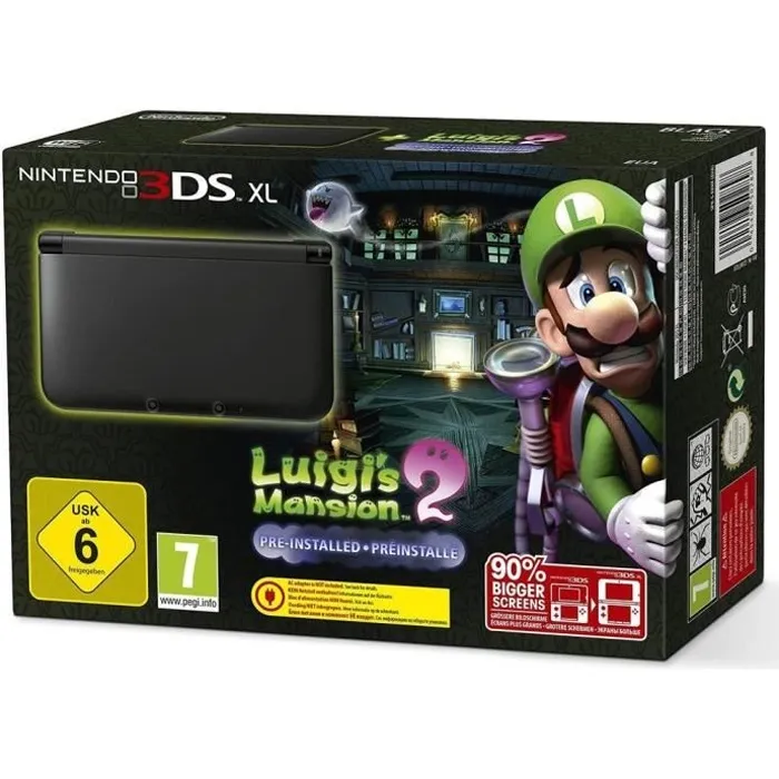 Console Nintendo 3DS XL Argent+Noir - Luigis Mansion 2 - Bundle - Nintendo Reconditionné - 249,98 € Console Nintendo 3DS XL Argent+Noir - Luigis Mansion 2 - Bundle - Nintendo Reconditionné Nintendo reconditionné disponible sur Cdiscount Seconde Vie | Dero