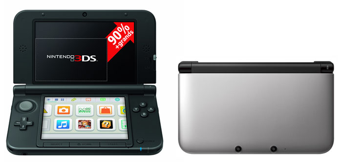 Console Nintendo 3DS XL - argent + noire État correct N/A reconditionné disponible sur Fnac