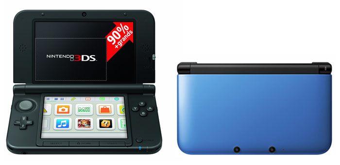 Console Nintendo 3DS XL - bleue + noire État correct reconditionné disponible sur Fnac