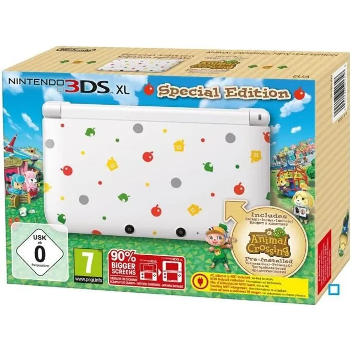 Console Nintendo 3DS XL Collector Animal Crossing New Leaf - Blanc - Pack - 3DS refurbished - 450,00 € Console Nintendo 3DS XL Collector Animal Crossing New Leaf - Blanc - Pack - 3DS refurbished reconditionné disponible sur Cdiscount Seconde Vie