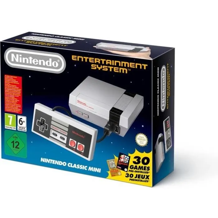 Console Nintendo Classic Mini: Nintendo Entertainment System • Contient 30 jeux Reconditionné - 159,94 € Console Nintendo Classic Mini: Nintendo Entertainment System • Contient 30 jeux Reconditionné Nintendo reconditionné disponible sur Cdiscount Seconde Vie | Dero