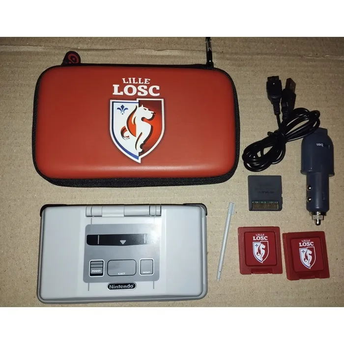 Console Nintendo Ds Grise Print Super nintendo restauré avec coque neuve + Pochette + 1 jeux NDS Phat Fat Tank refurbished reconditionné disponible sur Cdiscount Seconde Vie