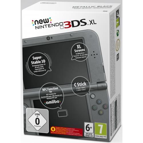 Console Nintendo New 3DS XL Noir Métallisée État correct N/A reconditionné disponible sur Fnac