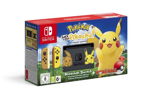 Console Nintendo Switch Pokémon Let's Go Pikachu ! Edition Pikachu et Évoli État correct reconditionné disponible sur Fnac