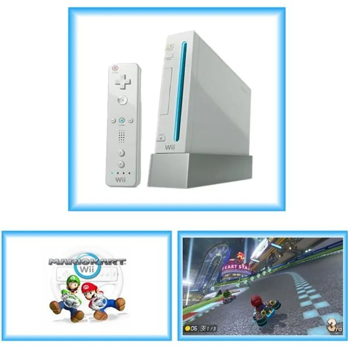 Acheter Console Nintendo Wii Mario Kart Pack - Blanc refurbished - 120,90 € Console Nintendo Wii Mario Kart Pack - Blanc refurbished reconditionné disponible sur Cdiscount Seconde Vie