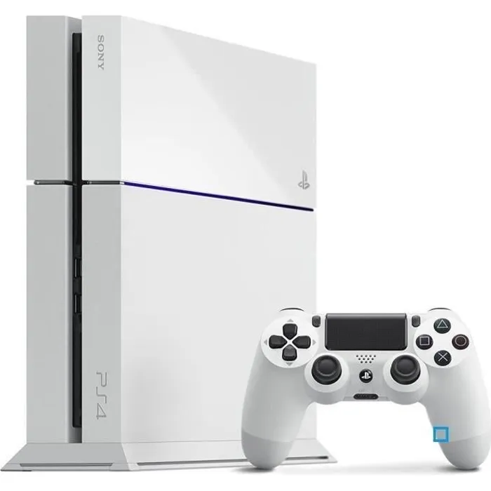 Console Playstation 4 500 Go Blanche - Sony - PS4 - Capacité de stockage 500 - 1 manette DualShock 4 blanche Reconditionné Sony Interactive Entertainment reconditionné disponible sur Cdiscount Seconde Vie