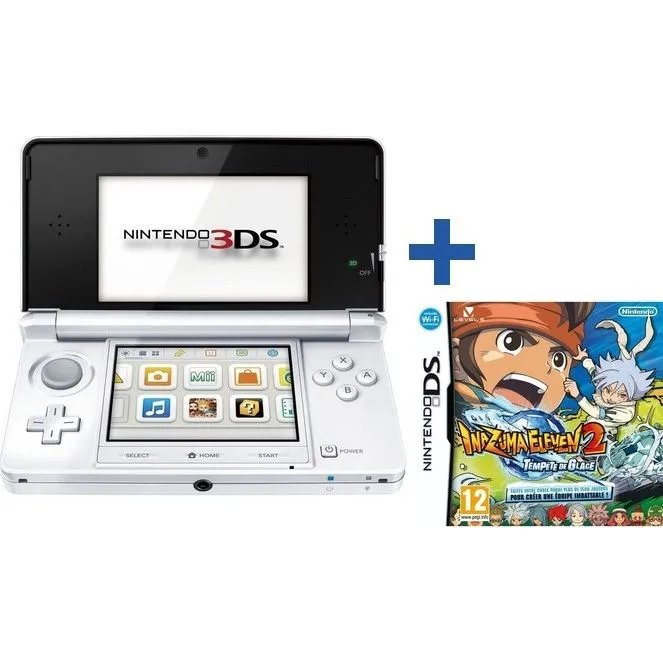 Console portable - Nintendo - 3DS Blanc Arctique - Edition Spéciale - Inazuma Eleven Tempête de Glace refurbished - 249,99 € Console portable - Nintendo - 3DS Blanc Arctique - Edition Spéciale - Inazuma Eleven Tempête de Glace refurbished reconditionné disponible sur Cdiscount Seconde Vie