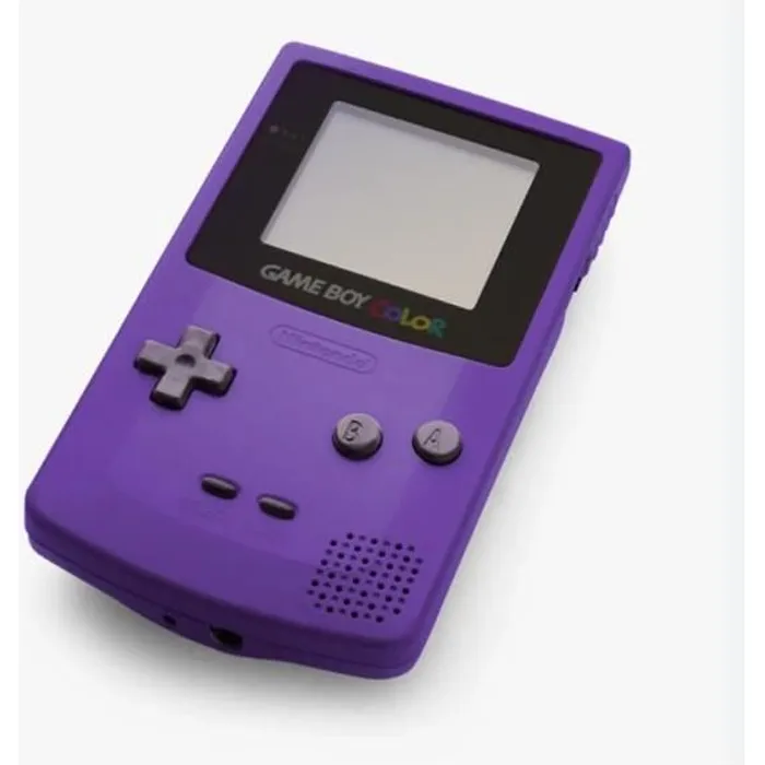 Console portable - Nintendo - Game Boy Color - Violet - Écran couleur TFT-LCD Reconditionné - 124,90 € Console portable - Nintendo - Game Boy Color - Violet - Écran couleur TFT-LCD Reconditionné Nintendo reconditionné disponible sur Cdiscount Seconde Vie