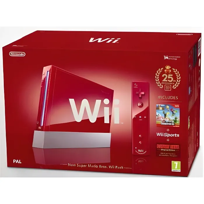 Console Portable - Nintendo - Wii - Rouge - Licence Mario - DSi XL Rouge refurbished reconditionné disponible sur Cdiscount Seconde Vie