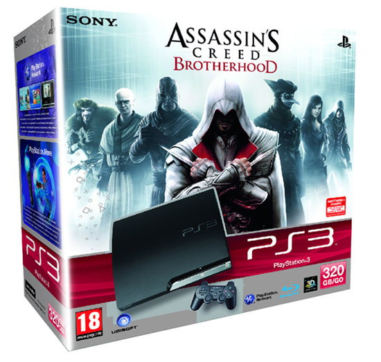 Console PS3 Slim 320 Go Sony + Assassin's Creed : Brotherhood – Console Playstation 3 Sony État correct Sony reconditionné disponible sur Fnac