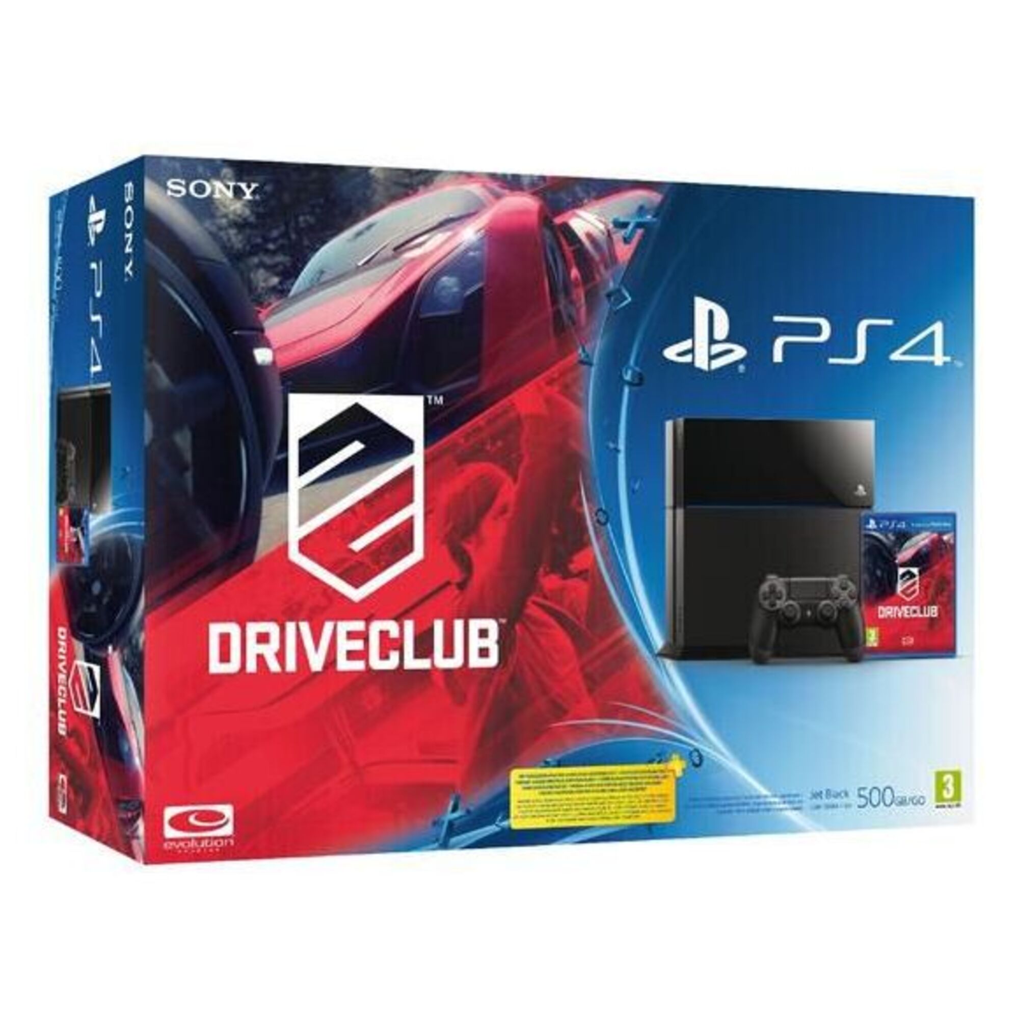Console PS4 500 Go Noire + DriveClub - Bon état Bon état Sony reconditionné disponible sur Pixmania