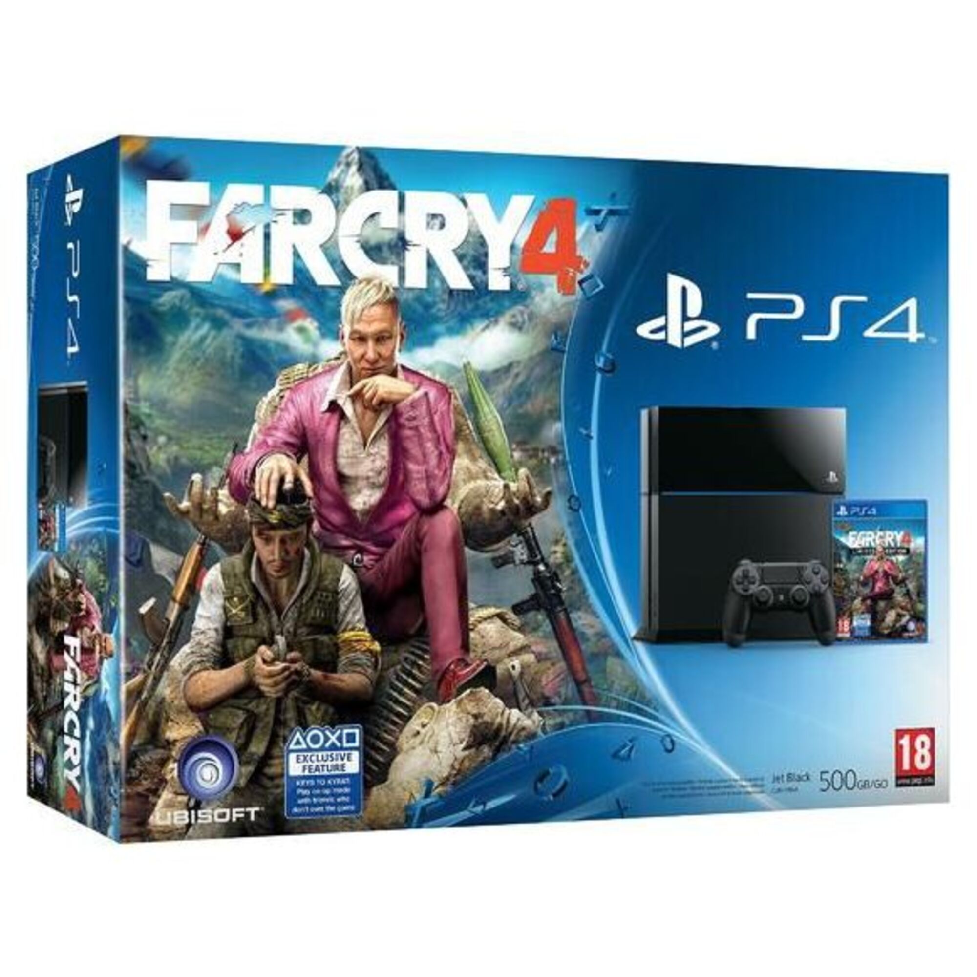 Console PS4 500 Go Noire + Far cry 4 - Très bon état Très bon état - 229,99 € Console PS4 500 Go Noire + Far cry 4 - Très bon état Très bon état reconditionné disponible sur Pixmania