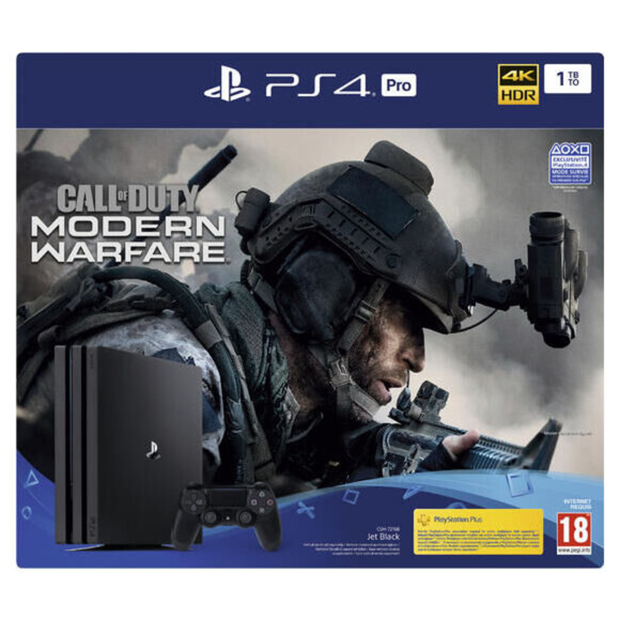 Console PS4 Pro 1 To + Call Of Duty Modern Warfare - Bon état Bon état Sony reconditionné disponible sur Pixmania