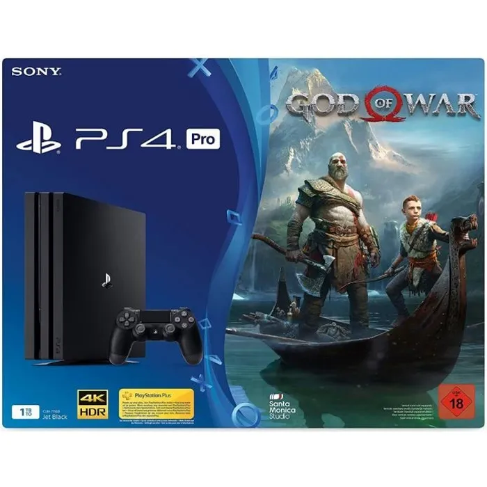 Acheter Console PS4 PRO 1 TO + God of War + Abonnement PSN 14 Jours - Sony - Pack avec licence God of War - Noir Reconditionné - 229,00 € | Dero Console PS4 PRO 1 TO + God of War + Abonnement PSN 14 Jours - Sony - Pack avec licence God of War - Noir Reconditionné Sony reconditionné disponible sur Cdiscount Seconde Vie | Dero
