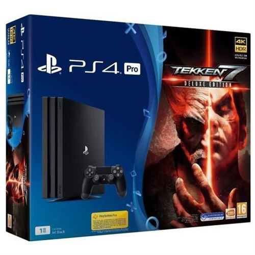 Console PS4 Pro Sony 1 To + Jeu Tekken 7 État correct Sony reconditionné disponible sur Fnac