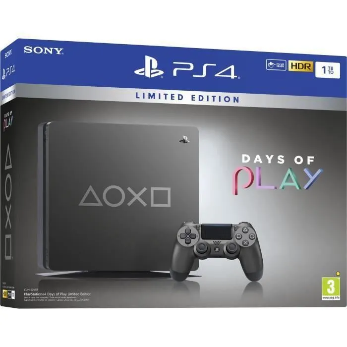 Acheter Console PS4 Slim 1To Édition Limitée Days of Play Steel Black - PlayStation Officiel refurbished - 271,90 € Console PS4 Slim 1To Édition Limitée Days of Play Steel Black - PlayStation Officiel refurbished reconditionné disponible sur Cdiscount Seconde Vie