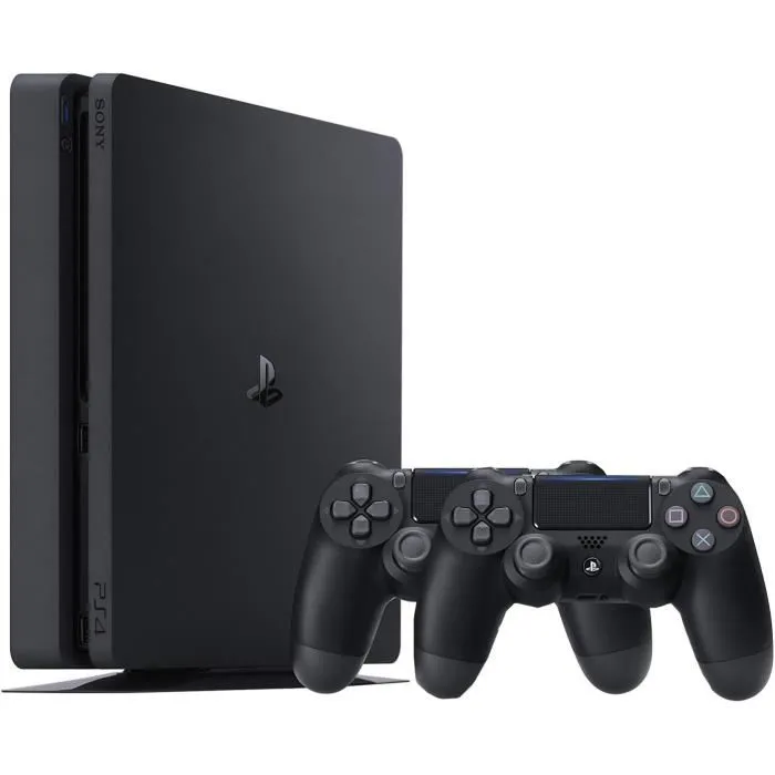 Acheter Console PS4 Slim 1To Noire/Jet Black + 2ème Manette DualShock Noire - PlayStation Officiel refurbished - 221,91 € Console PS4 Slim 1To Noire/Jet Black + 2ème Manette DualShock Noire - PlayStation Officiel refurbished reconditionné disponible sur Cdiscount Seconde Vie