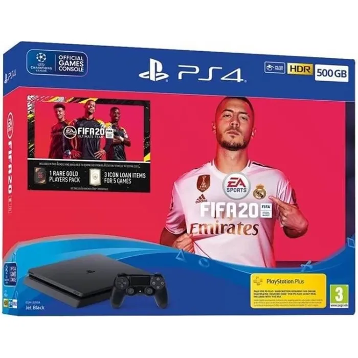 Console PS4 Slim 500 Go Noire/Jet Black + FIFA 20 Jeu PS4 Reconditionné - 176,90 € Console PS4 Slim 500 Go Noire/Jet Black + FIFA 20 Jeu PS4 Reconditionné Sony Interactive Entertainment reconditionné disponible sur Cdiscount Seconde Vie