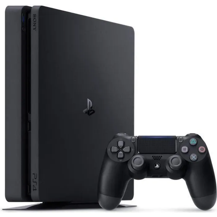 Console PS4 Slim 500Go Noire/Jet Black - Châssis E - PlayStation Officiel Reconditionné Sony Interactive Entertainment reconditionné disponible sur Cdiscount Seconde Vie