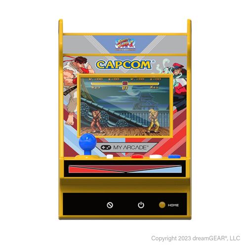 Console rétrogaming Just For Games Nano Player PRO Super Street Fighter II Blanc et Orange État correct - 29,99 € Console rétrogaming Just For Games Nano Player PRO Super Street Fighter II Blanc et Orange État correct Just For Games reconditionné disponible sur Fnac